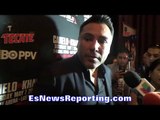 Oscar De La Hoya: I'VE NEVER SEEN Khan IN A DULL FIGHT! HE GOES DOWN BUT GETS BACK UP!