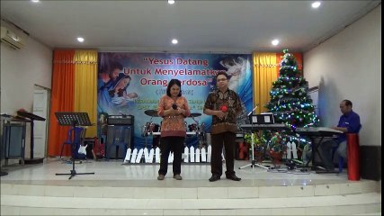 GPSK Gloria Sintang - Malam Tahun Baru - Kesaksian Pdt. Natanel & Istri (2016)
