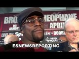 floyd mayweather i was just having fun talking trash about shutting down canelo vs khan