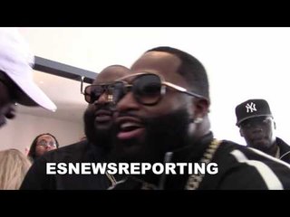 Rap Star RICK ROSS & Adrien Broner Chilling EsNews Boxing