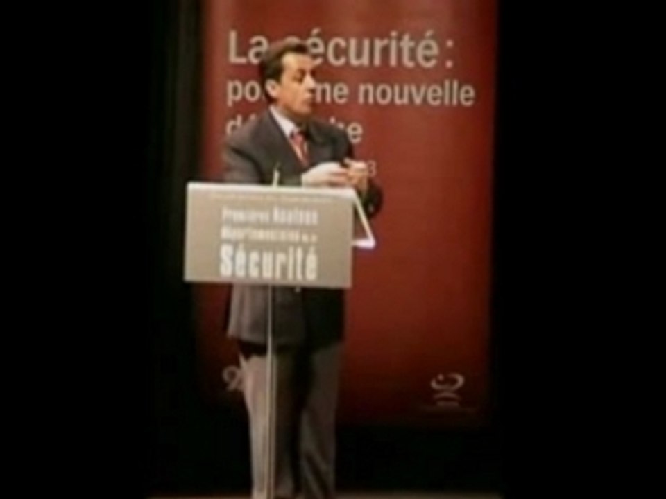 Le vrais sarkozy (sarko rascisme emeute banlieue facho ump 2