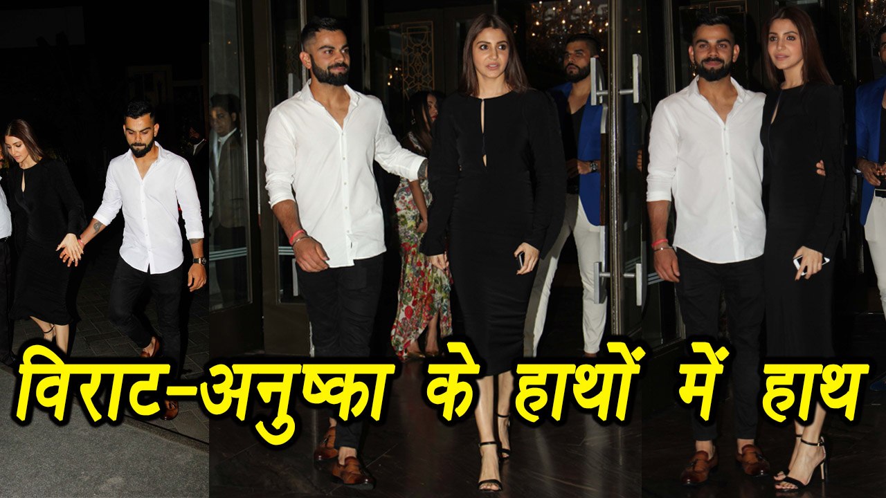 Virat Kohli, Anushka Sharma spotted at Zaheer-Sagrika engagement | वनइंडिया हिन्दी