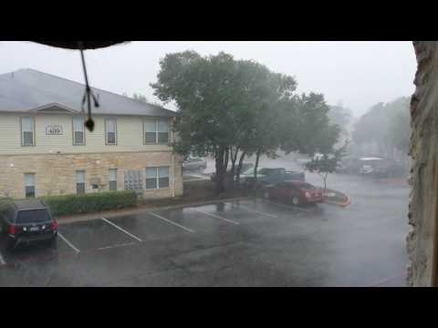 Rain and Winds Lash Cedar Park, Texas