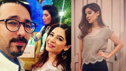Ayesha Omar at Anoushey Ashraf's birthday Episode on her Morning Show