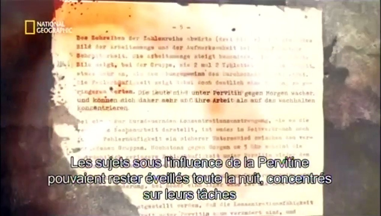 les mystères des nazis"de la drogue dans les armées d'hitler'