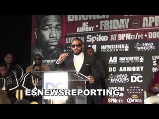 ASHLEY THEOPHANE to ADRIEN BRONER no easy money in fighting me! EsNews Boxing