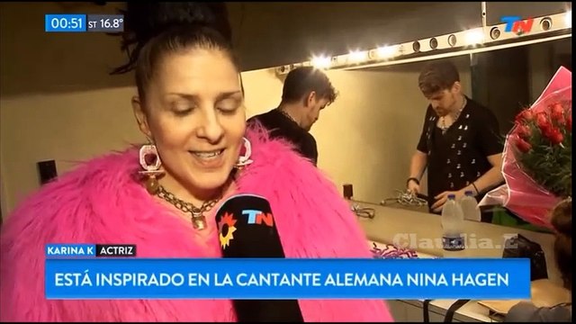 Karina K es Nina Hagen en Mamá Punk Teatro Maipo Tn de Noche