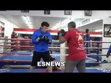 julio cesar chavez jr killing the mitts - EsNews Boxing