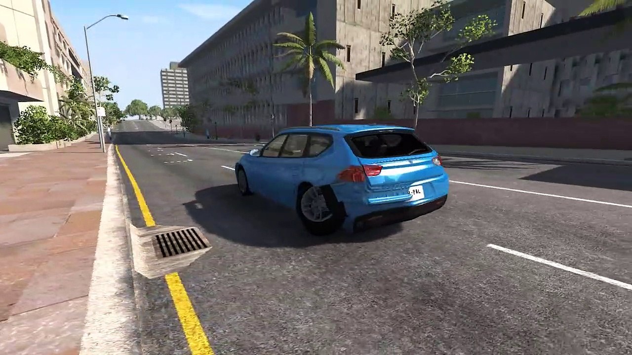 BeamNG drive - Formula 1 (F1) Street car Crashes