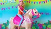 Barbie Doll Dancing Horse toy & Barbie and Ken Wedding day party - playing baby doll toys for kids