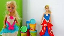 #PlayDoh hamurla oyunlar! Barbie hamurdan balo elbisesi yapıyor. #eğiticivideo