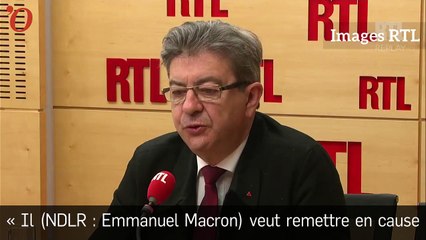 Réforme du Code du travail: «tout est à jeter» selon Mélenchon
