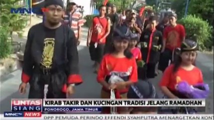 Kirab Takir dan Kucingan Tradisi Jelang Ramadan di Ponorogo