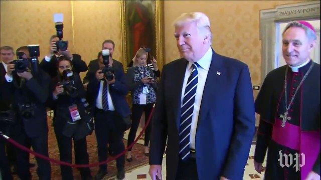 La rencontre entre le président Donald Trump et le pape François