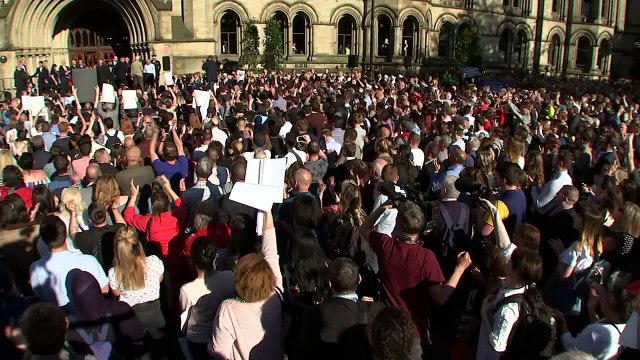 The world pays tribute to the 22 Manchester bomb victims