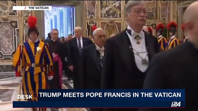 i24NEWS DESK | President Trump meets Pope Francis in the Vatican | Wednesday, May 24th 2017