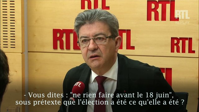 Mélenchon : Les Français ne sont pas obligés de donner les pleins pouvoirs à Emmanuel Macron