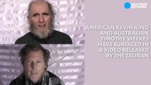 Taliban video shows American, Australian captives-Hh7zpHB5Cyk