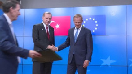 Cumhurbaşkanı Erdoğan, AB Liderleriyle Görüştü