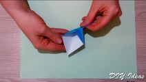 Easy Origam Paper Bow Tie, Simple Paper Craft Idea for Kids