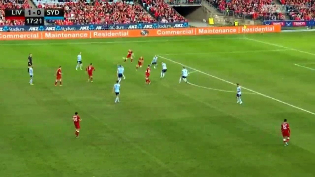 0-2 Alberto Moreno Goal HD - Sydney FC 0-2 Liverpool 24.05.2017 HD