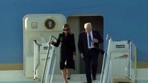 Melania once again refuses to hold President Trump’s hand after arrival in Rom