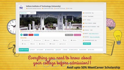 College Admission - Avail Upto 50% MeetCareer Scholarship