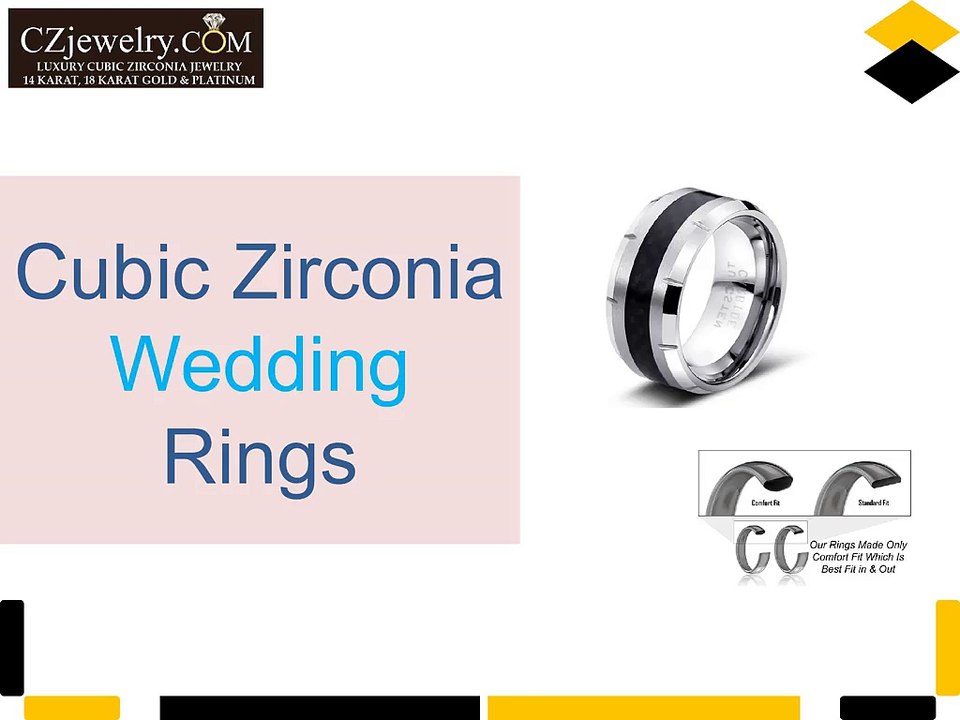 Cubic Zirconia Wedding Rings - Czjewelry