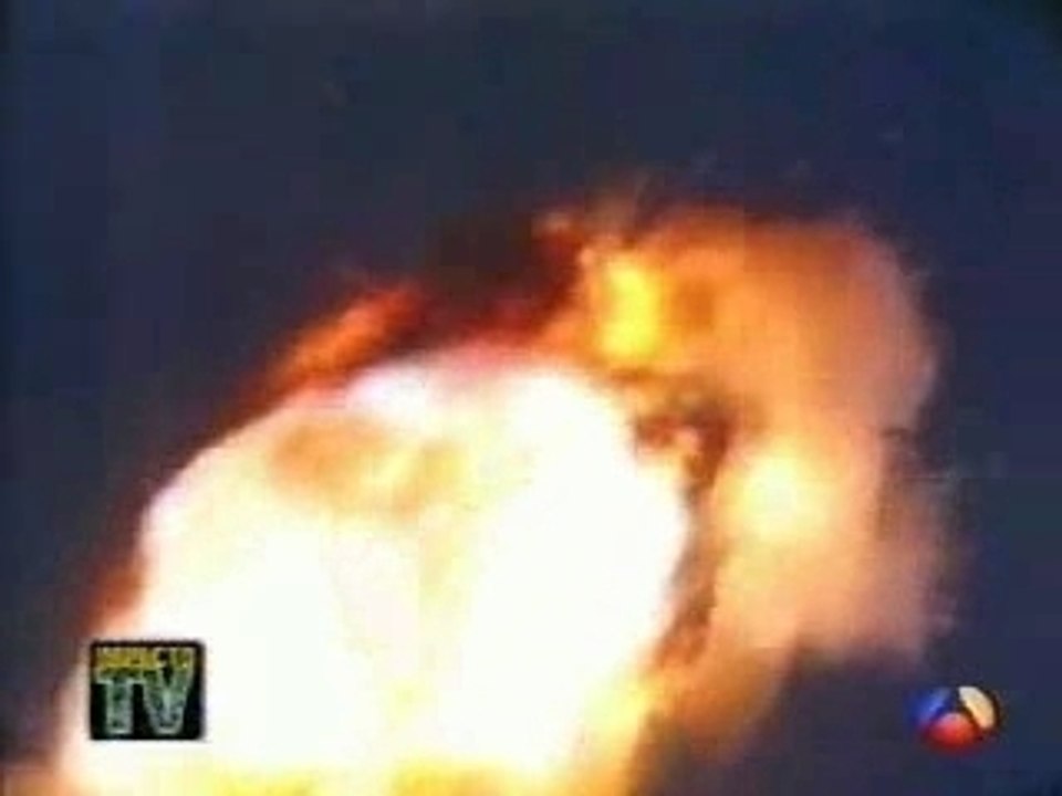 explosion d'une fusée