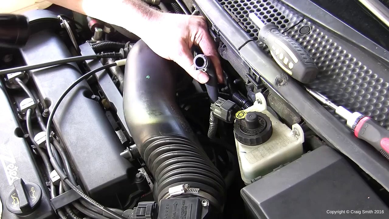 Simple how-to - Replace Ford Focus PCV valve & hose, blown