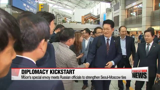 President Moon's special envoy meets Russian officials to strengthen Seoul-Moscow ties