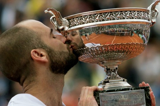 Andre Agassi en cinq participations à Roland-Garros