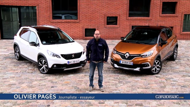 Comparatif : Renault Captur restylé vs Peugeot 2008 : la revanche ?