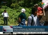 Campesinos guatemaltecos protestan ante el abandono estatal