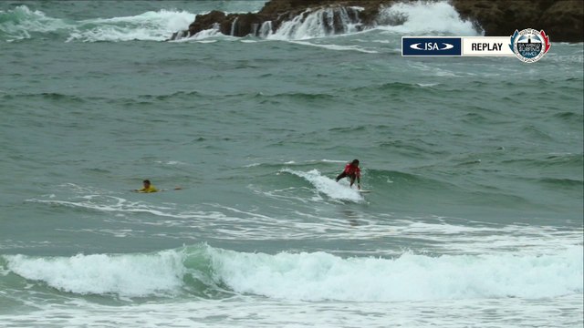 Adrénaline - Surf : La meilleure vague du quatrième jour des Mondiaux de Biarritz pour le Costaricain Jair Perez