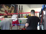 Gab Rosado In The Gym Watching Sparring EsNews Boxing