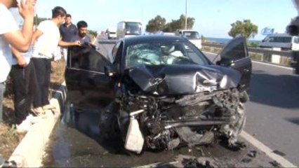 Bahçeli'nin Konvoyunun Geçişi Esnasında Korkutan Kaza