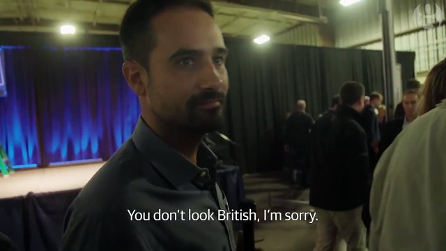 American man says, 'you don't look British.' Awkward silence-off ensues (The Guardian - Anywhere but Washington) [00:28]