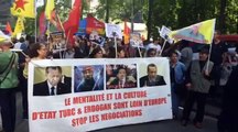 Bruxelles: manifestation Recep Tayyip Erdogan