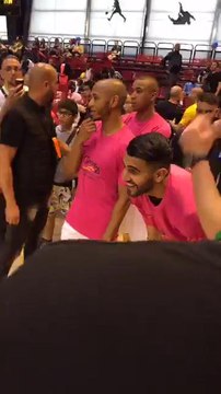 Salles de football Futsal avec riyad mahrez et yacine brahimi