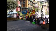 Napoli, manifestazione su Corso Umberto I nella giornata mondiale per diritto alla salute