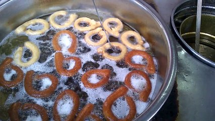 Halka tatlı yapımı - makeing a ring dessert