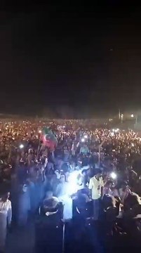 Check Out Crowd In PTI Jalsa Kahsmor As Imran Khan Reached Jalsa Gah