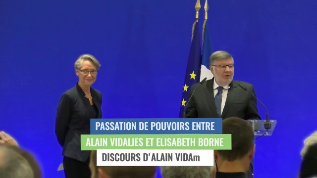 Alain Vidalies, discours lors de la passation de pouvoirs