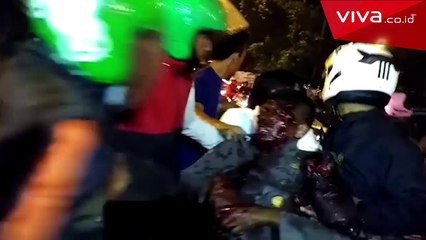 Ledakan di Kampung Melayu, Potongan Tubuh Berceceran