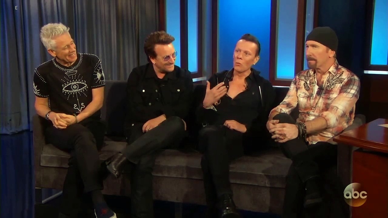 U2 Full Interview on Jimmy Kimmel Live ! May 23...