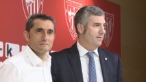 Un emocionado Valverde dice adiós al Athletic