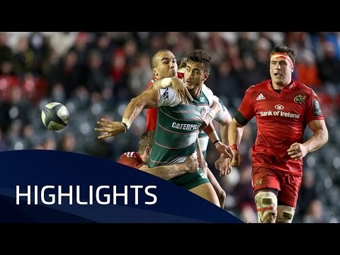 Leicester Tigers v Munster Rugby (Pool 4) Highlights - 20.12.2015