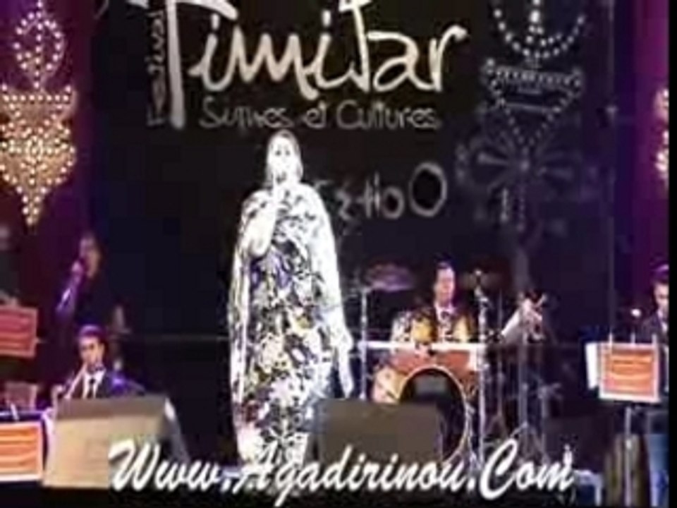 Saida Charaf au Festival Timitar Agadir 2007