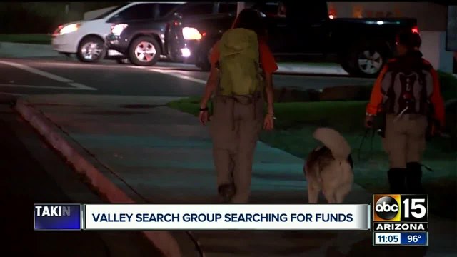 Find Me group in need of help with funding search parties for missing persons